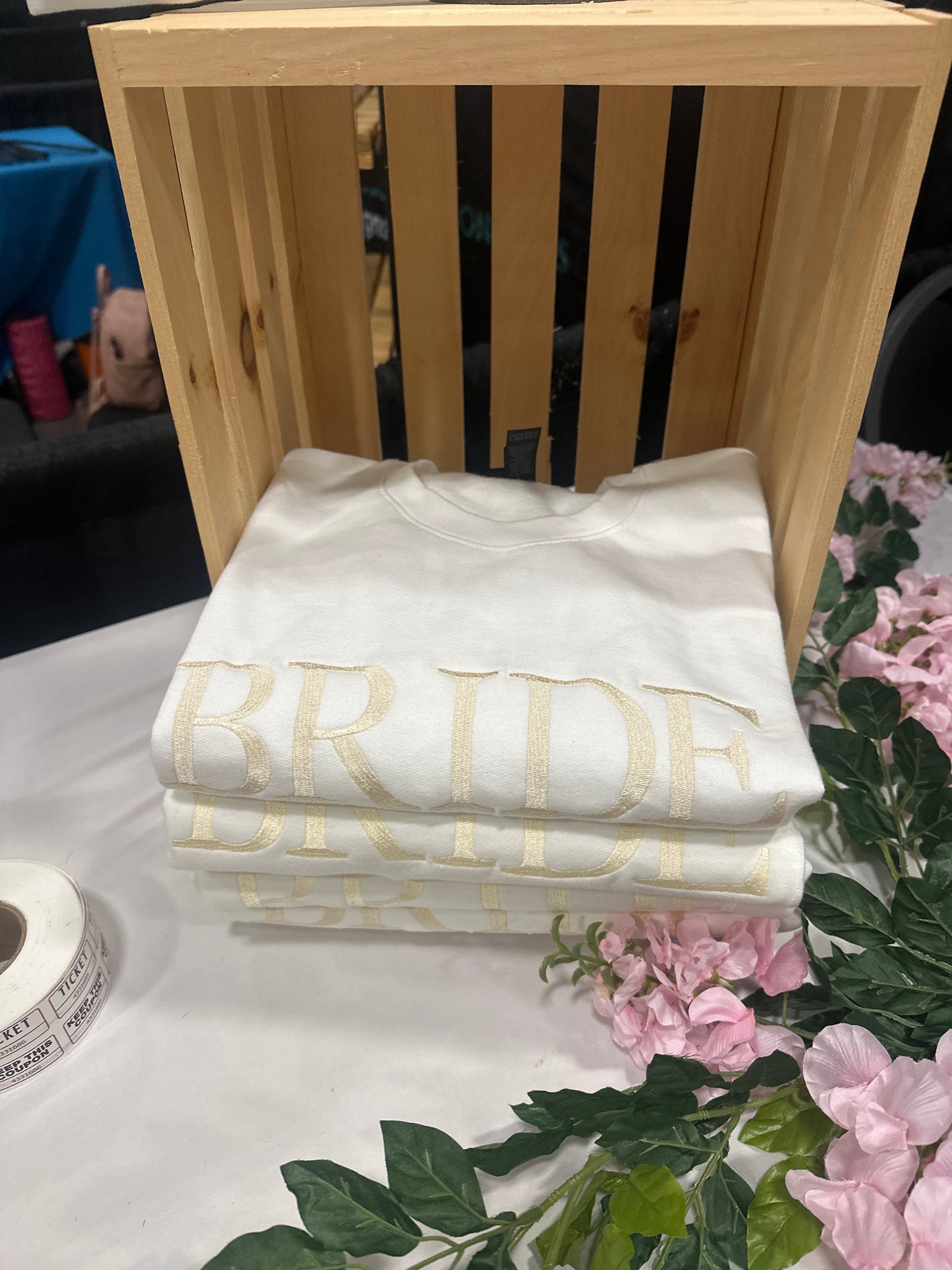 Bride embroidered sweatshirt